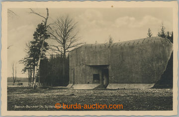 234867 - 1938 BUNKRY, photo postcard with picture Czechosl. fortifica