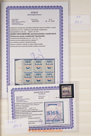 234923 - 1918-1919 [SBÍRKY]  VYDÁNÍ PRO BOSNU A HERCEGOVINU / sest