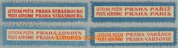 234979 -  AIRMAIL STAMPS SMĚROVKY / off. air-mail směrovky for all 