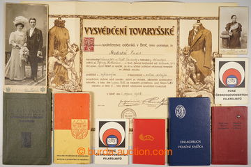 235003 - 1895-1990 [SBÍRKY]  LEGITIMACE A FOTOGRAFIE / sestava 9ks l