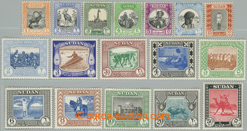 235051 - 1951-1961 SG.123-139, Motivy 1mill - 50Pia; levné 3m a 4m p
