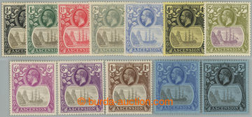 235091 - 1924-1933 SG.10-20, George VI. ½P - 3Sh; complete set, c.v.