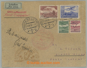 235097 - 1932 ZEPPELIN / 3. SÜDAMERIKAFAHRT 1932,  airmail letter to