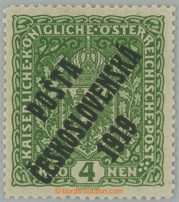 235108 -  Pof.50II, Znak 4K světle zelená, široký formát, I. typ