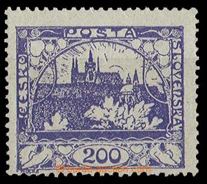 23522 -  200h modrofialová, Pof.22Aa, zk. Karásek.