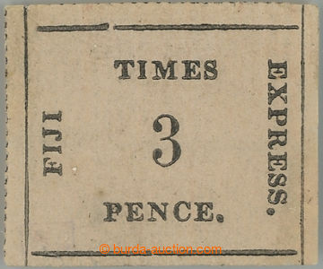 235231 - 1870 SG.6, TIMES 3 PENCE, růžový papír rýhovaný ribbed