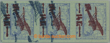 235276 -  PLATE PROOF  overprints 14CZK and 24CZK in/at definitive co