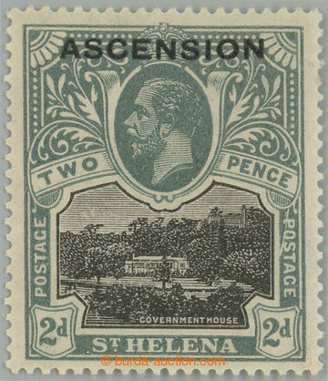 235314 - 1922 SG.4b, stamp of St. Helena George V. 2P black / grey wi