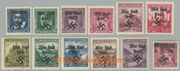 235371 - 1938 RUMBURG / Mi.6-16, sestava 11ks zn. s přetiskem Wir si