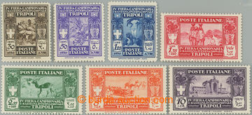 235402 - 1930 FIERE DI TRIPOLI IV, kompletní dobročinná série 30c