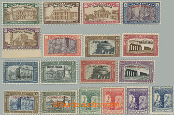 235406 - 1925-1927 SELECTION of / 4 complete sets, i.a. Sass.17-22, 5