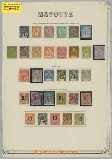 235447 - 1892-1912 [SBÍRKY]  Yv.1-31, kompletní vydání Alegorie 1