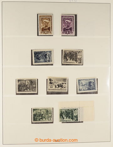 235550 - 1942-1944 [SBÍRKY]  sbírka na 11 zasklených listech Lindn