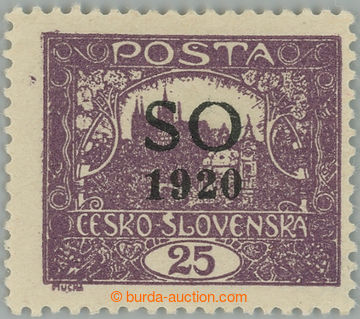 235560 -  Pof.SO8C, Hradčany 25h violet with perf comb perforation 1