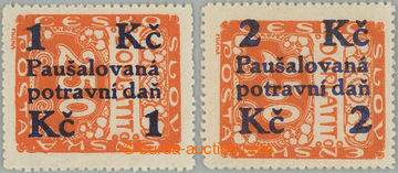 235569 - 1925-1929 Pof.PD3-PD4, 1Kč/250h oranžová a 2Kč/250h oran