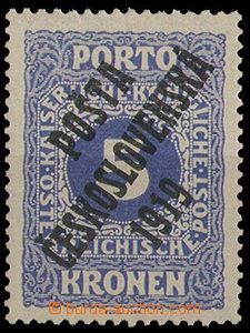 23563 -  Porto 5K, Pof.81, II.typ, zk. Karásek. Lehká stopa po smy