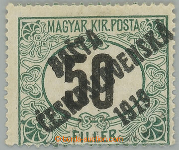 235682 -  Pof.130Py, Black numerals 50f green / black, wmk Py - Crown