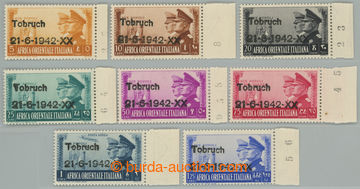 235712 - 1942 Sass.171-177, A45; kompletní vydání Hitler a Mussoli