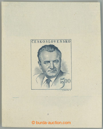 235906 - 1948 PLATE PROOF  Pof.488, Gottwald 5Kčs, proof print defin
