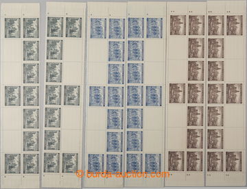 236101 - 1939-1940 PÁSY / sestava 13ks horních a dolních 10-pásů