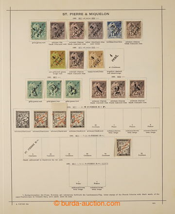 236118 - 1885-1926 [SBÍRKY]  stará sbírka na 6 listech Schaubek, o