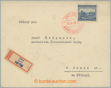 236122 - 1939 CHUST / PR39/006, ХУСТ-CHUST 15.III.39, otisk červ