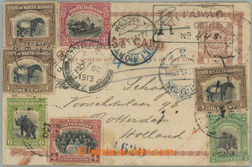 236155 - 1913 dofrankovaná celina Znak 3C zaslaná do Nizozemska jak