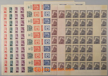 236175 - 1939-1944 COUNTER SHEET / PARTIE / 19 pcs of complete PA: Po