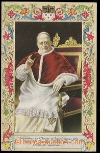 23637 - 1933 Pope, color Us, with Vatican City Mi.18, light fold