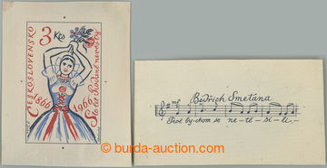 236471 - 1966 PLATE PROOF  Pof.A1508, miniature sheet Bartered bride 