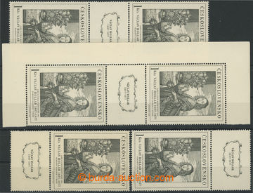 236585 - 1966 Pof.1574, Hollar 1Kčs, comp. 6 pcs of, 1x KH, 1x KD an