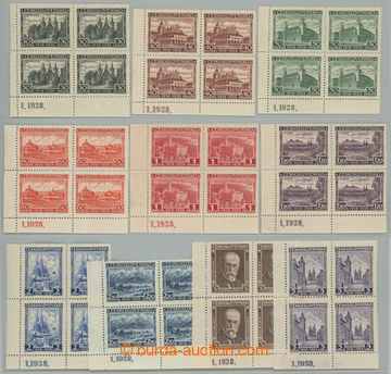 236679 - 1928 Pof.233-242A, Jubilee 30h-5Kč, complete set of L corne