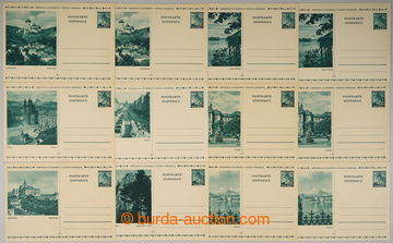 236727 - 1939 CDV6/ Linden Leaves 60h, comp. 12 pcs of Un pictorial p