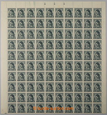 236796 - 1945 COUNTER SHEET / Pof.401 production flaw, London-issue 5
