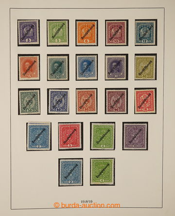 236862 - 1918-1938 [SBÍRKY]  sbírka na zasklených listech v pořad
