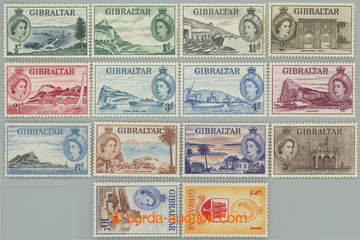 236918 - 1953 SG.145-158, Elizabeth II. - Motives ½d - £1; complete