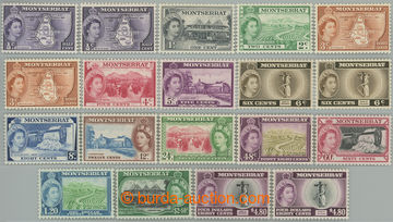 236922 - 1953-1962 SG.136a-149a, Alžběta II. - Motivy ½c - $4.80, 