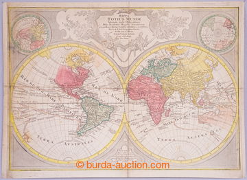 236938 - 1775 MAPA SVĚTA / Mappa totius mundi adornata juxta observa