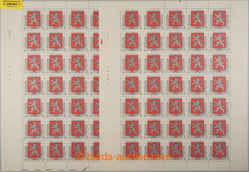 236942 - 1993 ARCHOVINA / Pof.1, Státní znak 3Kčs, 2x kompletní 2
