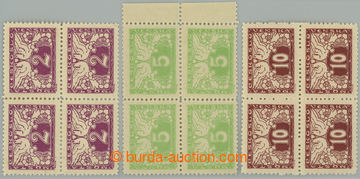 237195 - 1919 Pof.S1-S3, 2h - 10h, kompletní série ve 4-blocích se