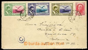 23723 - 1940 dopis adresovaný do Prahy, vyfr. zn. Mi.672, 673, 674,