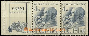 23725 - 1947 Pof.459 DO 39/1, šikmá moletáž kupónu, kat. 300 K�
