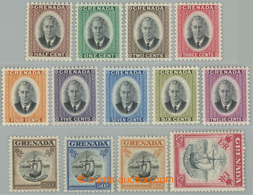 237284 - 1951 SG.172-184, Jiří VI. a Znak ½C - $2.50, kompletní �