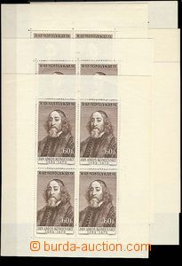 23735 - 1957 Komenský, Pof.PL930 sestava všech 6 typů, kat. 7000K