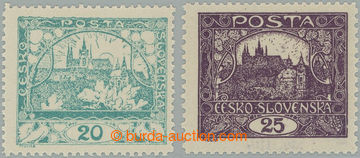 237360 -  Pof.8C, 11F, 20h blue-green, line perforation 13¾ + 25h vi