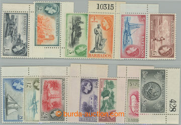 237384 - 1953 SG.289-301, Alžběta II. - Motivy 1c - $2,40, průsvit