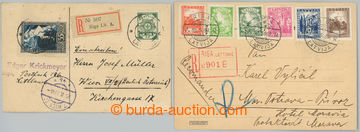 237386 - 1920-1939 2 cards sent 1x to Vienna, 1x to Protectorate Bohe