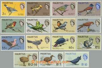 237402 - 1965 SG.317-331, Elizabeth II. - Birds 2c - 10Rs, complete s