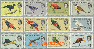 237407 - 1962 SG.202-213, Alžběta II. - Ptáci 1C - $5; kompletní 