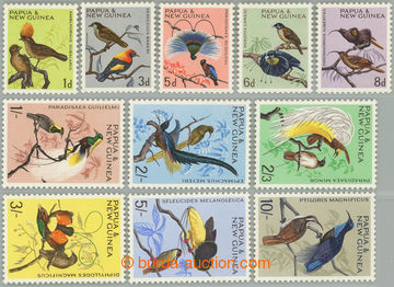 237516 - 1964-1965 SG.61-71, Ptáci 1d - 10Sh; kompletní série s p